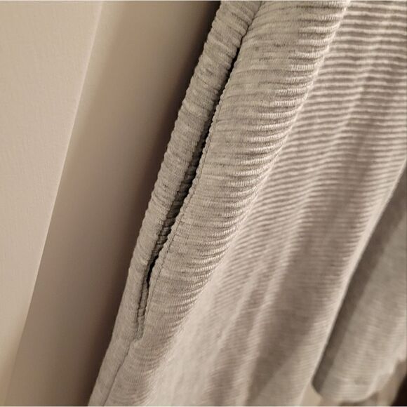 French Connection Grey Ribbed Tank Dress Pockets Womens 10 NWT - Picture 7 of 11
